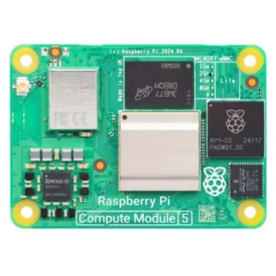 Обчислювальний модуль Pi Compute Module 5 (CM5) 8GB RAM 32GB eMMC Rev5 + WIFI CM5108032 Raspberry