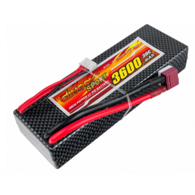 Аккумулятор для радиоуправляемой машинки Dinogy Li-Pol 3600 мАч 11.1 В Hardcase 138x46x25 мм T-Plug 30C