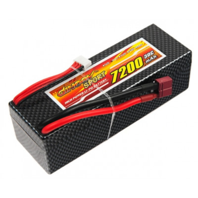 Аккумулятор для радиоуправляемой машинки Dinogy Li-Pol 7200 мАч 11.1 В Hardcase 41x46x138 мм T-Plug 30C
