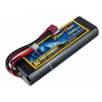 Акумулятор для радіокерованої машинки Giant Power (Dinogy) Li-Pol 2600 мАг 7.4 В Hardcase 138x46x25 мм T-Plug 35C