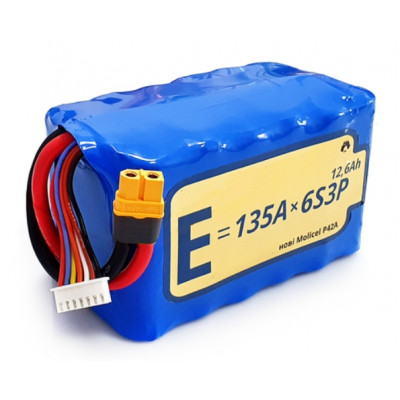 Аккумуляторная батарея для дрона 6S3P Energy Life 12600мАч 135А Moliсel 21700-P42A Li-Ion