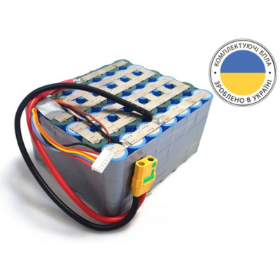 Аккумуляторная сборка 2S4P Energy Life 19400мАч Samsung SDI 21700-50G Li-Ion 12AWG XT60-F
