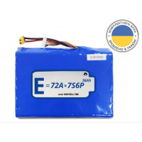 Аккумуляторная батарея 7S6P Energy Life 36000 мАч VAPCELL 21700-F60 Li-Ion 13AWG XT60-F (001)