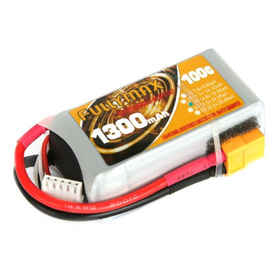 Акумулятор Fullymax 14.8V 1300mAh Li-Po 4S 120C XT60 (FPV Drone)