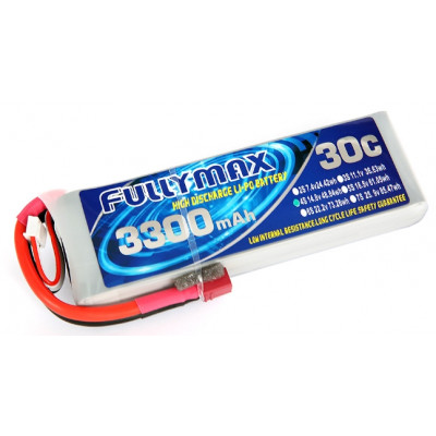 Fullymax 14,8 В 3300 мАг Li-Po 4S 30C T-plug акумулятор
