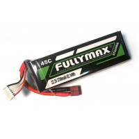 Акумулятор Fullymax 22.2V 3700mAh Li-Po 6S 45C T-plug (Heli, EDF)
