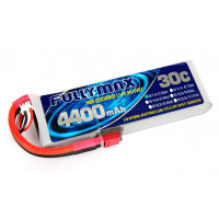 Акумулятор Fullymax 7.4V 4400mAh Li-Po 2S 30C T-plug