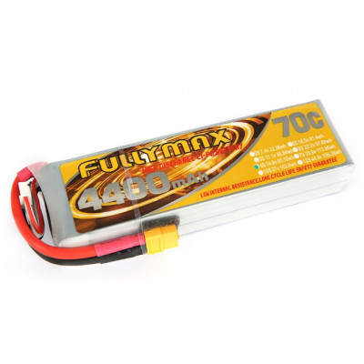 Акумулятор Fullymax 14.8V 4400mAh Li-Po 4S 70C XT60