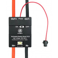 Перемикач безіскровий FlipSky 300A 20S ALU v2.0 (кнопка 12 мм)