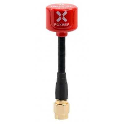 Антена 5,8 ГГц Foxeer Lollipop 4 RHCP SMA 1шт (червоний)