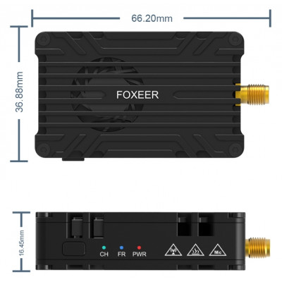 Відеопередавач Foxeer Reaper Infinity v2 4.9-6.0GHz 80Ch 5W
