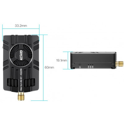 Відеопередавач GEPRC MATEN 1.2G VTX PRO 5W
