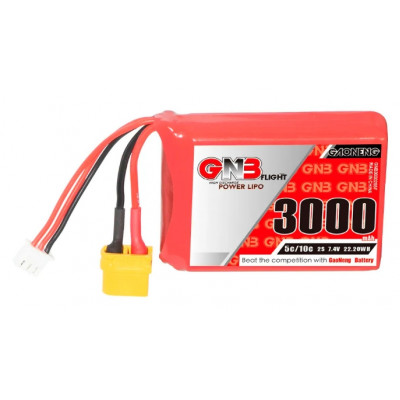 Акумулятор GNB 7.4V 3000mah 5C 2S1P for Radiomaster TX12 (XT60U)