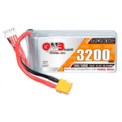 Акумулятор GNB 15.2V 3200mah 70C 4S1P HV XT60U