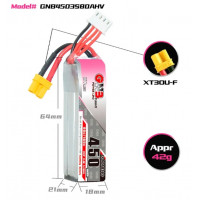 Акумулятор GNB 11.4V 450mah 80C 3S1P HV LONG TYPE XT30U