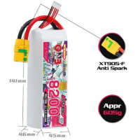 Акумулятор GNB 15.2V 8200mah 80C 4S1P HV XT90H