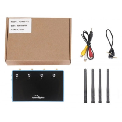 Відеоприймач (VRX) Hawkeye 4 eyes 5.8G 4CH in 1 HDMI AV output box (H4E4)