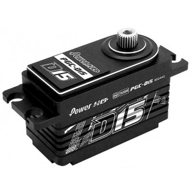 Сервопривід стандарт 55г Power HD D15 Black HV 18кг/0.085сек/8.4В цифровий