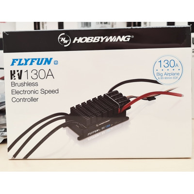 Регулятор ходу HOBBYWING FLYFUN V5 130A HV 6-14S для авіамоделей