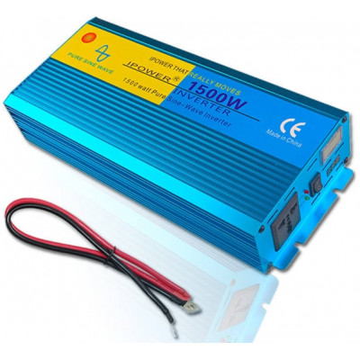 Iнвертор IPOWER-LVYUAN 12 - 220 В 1500 Вт чистий синус