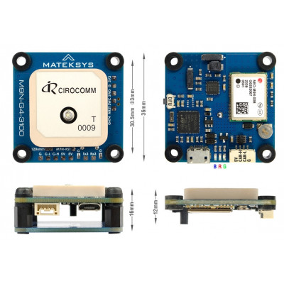 Приймач GPS Matek M9N-G4-3100 з компасом та СAN-хабом
