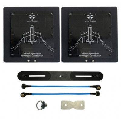 Антени 4.9GHz 2шт Maple патч 21dB SMA комплект