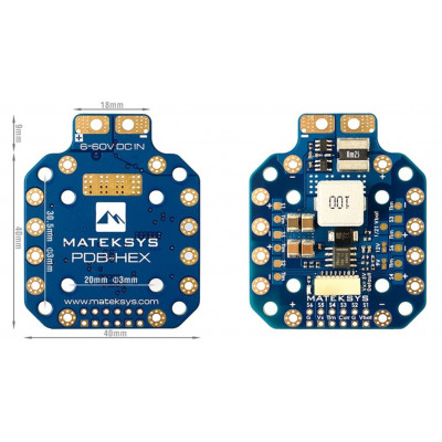 Плата розподілу живлення PDB-HEX 12S Matek