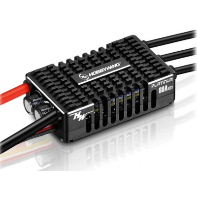 Регулятор ходу HOBBYWING PLATINUM V5 80A 3-8S для авіамоделей
