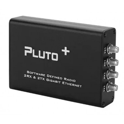 SDR-радіостанція 70 МГц до 6 ГГц для гігабітних Ethernet карт MicroSD 20 MSPS, 56 МГц, 12-bit PLUTO+