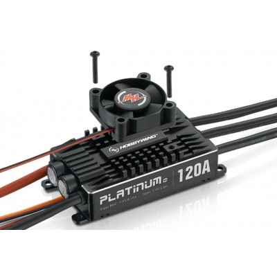 Регулятор двигуна ESC 3-6S Platinum V4 120A HobbyWing