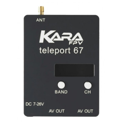Відеоприймач (VRX) KaraFPV Teleport67 6.1G-7.2G (RX6704)