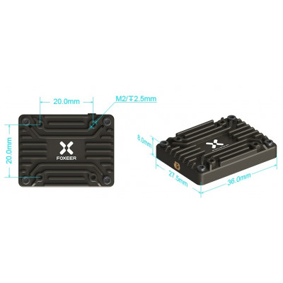 Відеопередавач VTX 4.9-6GHz 2.5W 80СН Reaper Extreme V3 Foxeer