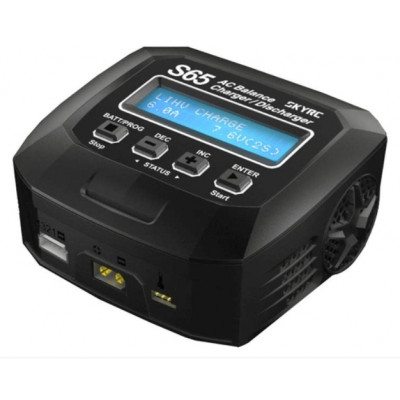 Зарядний пристрій SkyRC S65 2-4S 6A/65W з/БЖ універсальний (SK-100152)