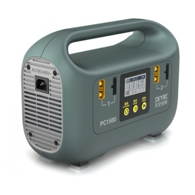 Зарядний пристрій дуо SkyRC PC1500 25A/1500W з/БЖ для Li-Pol 12S/14S акумуляторів (SK-100173)