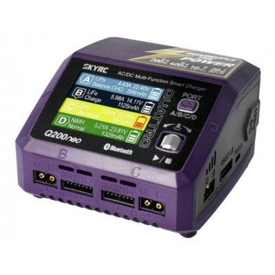 Зарядний пристрій кватро SkyRC Q200neo 200W/400W з/БЖ універсальний (SK-100197)