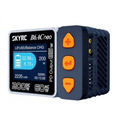 Зарядний пристрій SkyRC B6ACneo 60W/200W з/БЖ універсальний (SK-100200)