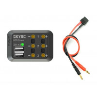 Розгалужувач живлення SkyRC SK-600114-01 з USB (банани)