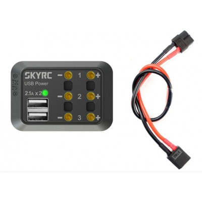 Розгалужувач живлення SkyRC SK-600114-03 з USB (XT60)
