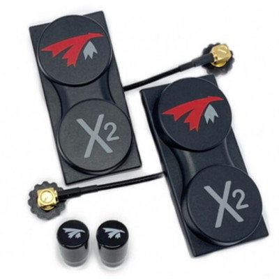 Антени 5.8ГГц TrueRC X2-AIR 5.8 MK II 2шт+2шт комплект для DJI FPV (LHCP) 13 dBic+ 1.9 dBic