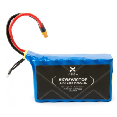 Акумуляторний блок Vinga Li-ion 6S2P 10000mAh з балансиром (JHY Li-Ion 21700 5000mAh) (V6S2P-5000)