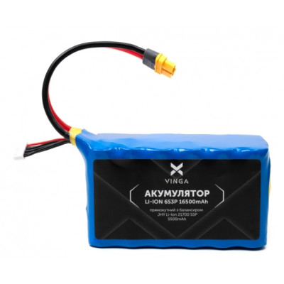 Акумуляторний блок Vinga Li-ion 6S3P 16500mAh з балансувальним дротом (JHY Li-Ion 21700 5500mAh) (V6S3P-16500MAH)