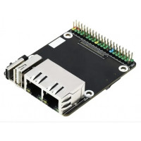 Плата розширення Mini Dual Gigabit для Raspberry PI CM4 (2xEthernet, USB)
