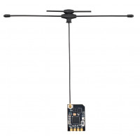 Приймач ELRS 2.4GHz/900MHz LR1121 Nano з Т-антеною XR1 Dual Band RadioMaster